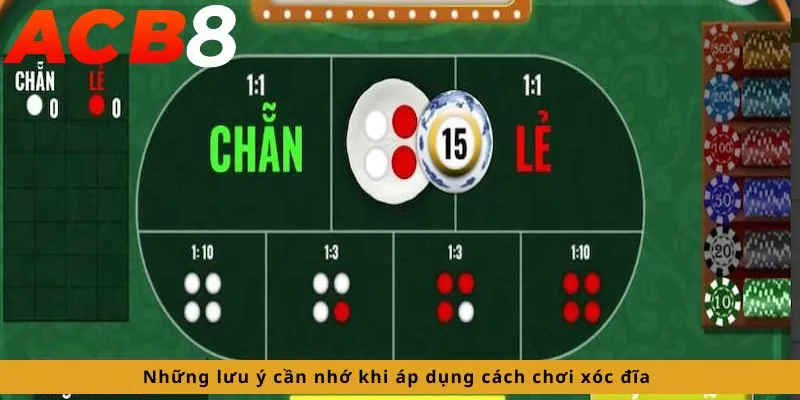 Những lưu ý cần nhớ